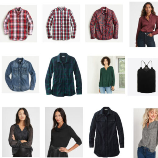 Women's fashion tops for the holiday season - cozy, easy and festive. Annie Johnson | Design Love Life