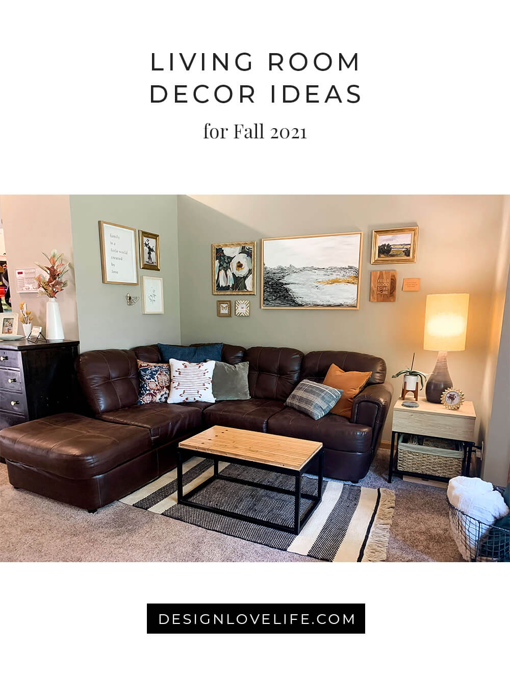 Living Room Decor Ideas - Wall Decor Edition. Lift Spirits and Brighten your Walls. Annie Johnson | Design Love Life